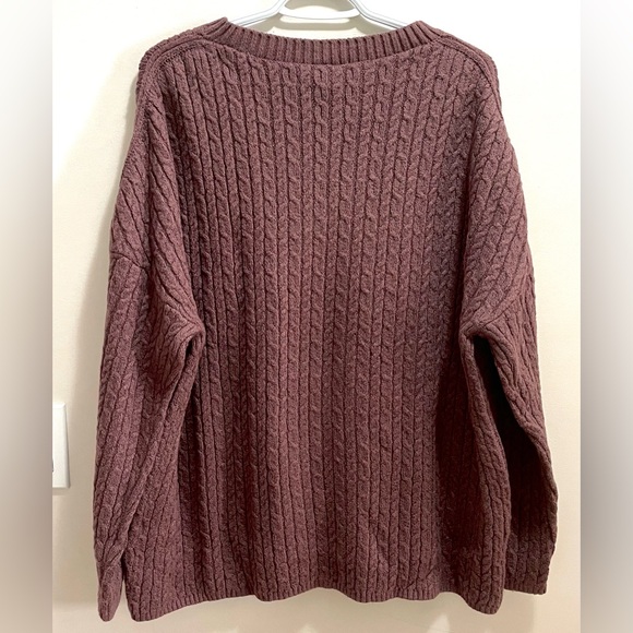 XXL Woman’s sweater Plum - Picture 2 of 4